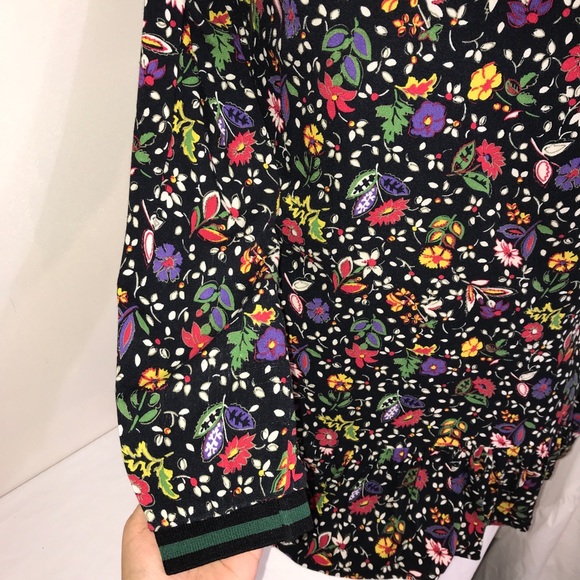 Zara Retro Floral Multicoloured Ruffle Flowy Dress - Picture 3 of 12